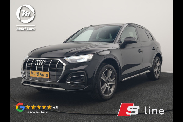 Audi Q5 50 TFSI e S Line PHEV 300pk Dealer O.H. | Matrix LED | 360 Camera | Bang & Olufsen Audio | Sfeerverlichting | Keyless | Elektrische Sportstoelen Verwarmd | Navigatie | DAB | Cruise Control | Plug In Hybrid |