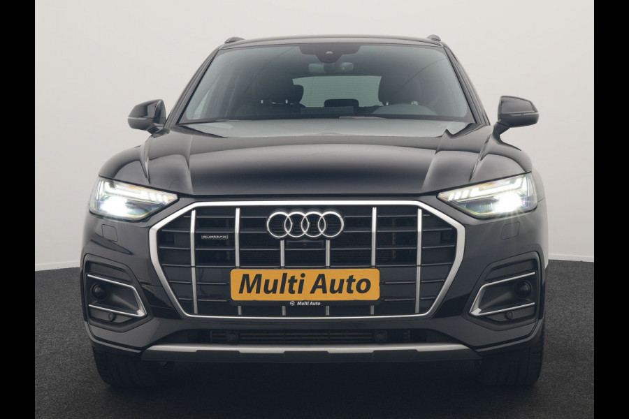 Audi Q5 50 TFSI e S Line PHEV 300pk Dealer O.H. | Matrix LED | 360 Camera | Bang & Olufsen Audio | Sfeerverlichting | Keyless | Elektrische Sportstoelen Verwarmd | Navigatie | DAB | Cruise Control | Plug In Hybrid |