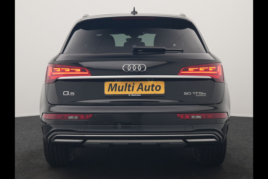 Audi Q5 50 TFSI e S Line PHEV 300pk Dealer O.H. | Matrix LED | 360 Camera | Bang & Olufsen Audio | Sfeerverlichting | Keyless | Elektrische Sportstoelen Verwarmd | Navigatie | DAB | Cruise Control | Plug In Hybrid |