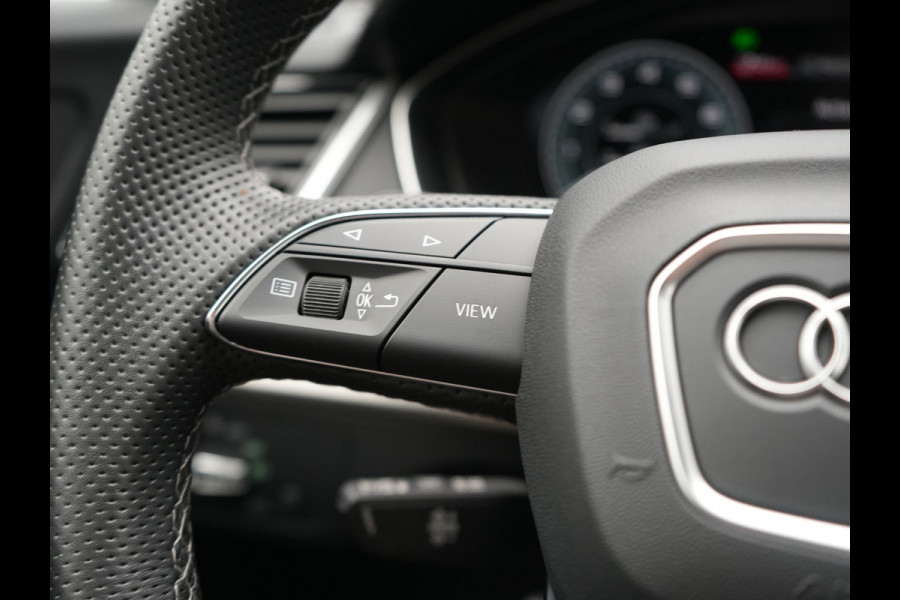 Audi Q5 50 TFSI e S Line PHEV 300pk Dealer O.H. | Matrix LED | 360 Camera | Bang & Olufsen Audio | Sfeerverlichting | Keyless | Elektrische Sportstoelen Verwarmd | Navigatie | DAB | Cruise Control | Plug In Hybrid |