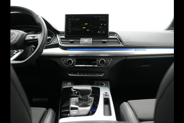 Audi Q5 50 TFSI e S Line PHEV 300pk Dealer O.H. | Matrix LED | 360 Camera | Bang & Olufsen Audio | Sfeerverlichting | Keyless | Elektrische Sportstoelen Verwarmd | Navigatie | DAB | Cruise Control | Plug In Hybrid |