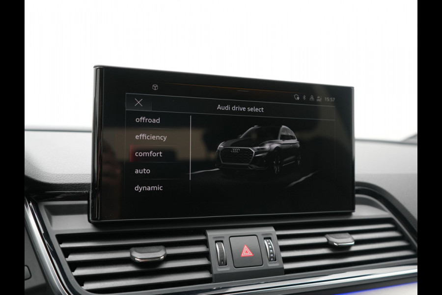 Audi Q5 50 TFSI e S Line PHEV 300pk Dealer O.H. | Matrix LED | 360 Camera | Bang & Olufsen Audio | Sfeerverlichting | Keyless | Elektrische Sportstoelen Verwarmd | Navigatie | DAB | Cruise Control | Plug In Hybrid |