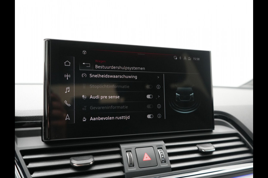Audi Q5 50 TFSI e S Line PHEV 300pk Dealer O.H. | Matrix LED | 360 Camera | Bang & Olufsen Audio | Sfeerverlichting | Keyless | Elektrische Sportstoelen Verwarmd | Navigatie | DAB | Cruise Control | Plug In Hybrid |