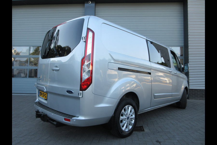Ford Transit Custom 320 2.0 TDCI L2, Limited, DC, Dubbel Cabine, LED, 2x schuifdeur, Camera.