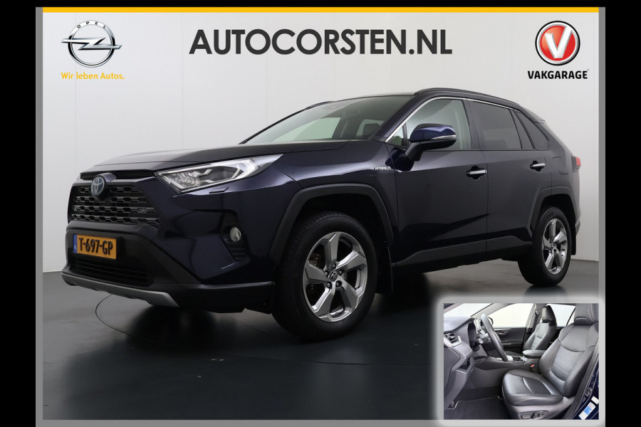Toyota RAV4 2.5I Hybrid Leder+Verwarming+Memory Adap.Cruise Navi Camera Ecc Apple Carplay Android Auto Miracast™ Elek.Achterklep Active Stuur+Voorruit+Achterbankverwarming Keyless Lane Assist Privacy Glas Lmv Elek.Stoel Bluetooth Led