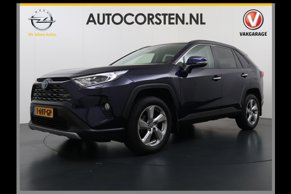 Toyota RAV4 2.5I Hybrid Leder+Verwarming+Memory Adap.Cruise Navi Camera Ecc Apple Carplay Android Auto Miracast™ Elek.Achterklep Active Stuur+Voorruit+Achterbankverwarming Keyless Lane Assist Privacy Glas Lmv Elek.Stoel Bluetooth Led