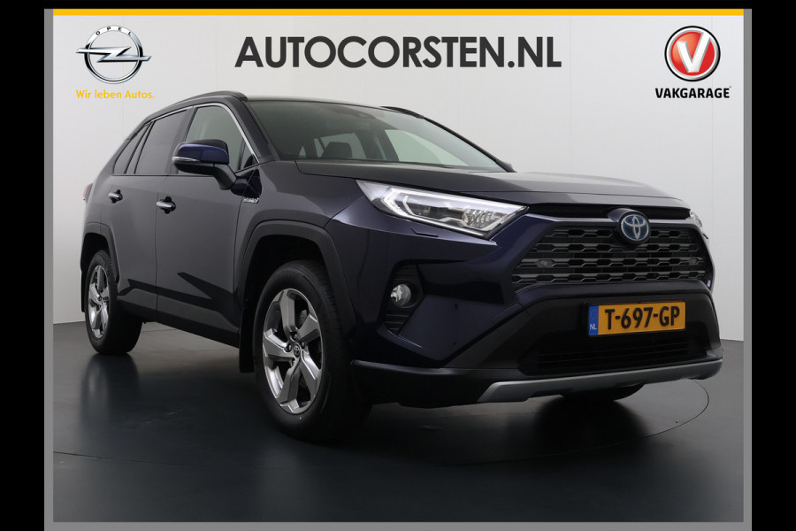 Toyota RAV4 2.5I Hybrid Leder+Verwarming+Memory Adap.Cruise Navi Camera Ecc Apple Carplay Android Auto Miracast™ Elek.Achterklep Active Stuur+Voorruit+Achterbankverwarming Keyless Lane Assist Privacy Glas Lmv Elek.Stoel Bluetooth Led