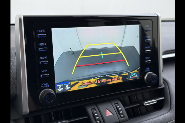 Toyota RAV4 2.5I Hybrid Leder+Verwarming+Memory Adap.Cruise Navi Camera Ecc Apple Carplay Android Auto Miracast™ Elek.Achterklep Active Stuur+Voorruit+Achterbankverwarming Keyless Lane Assist Privacy Glas Lmv Elek.Stoel Bluetooth Led