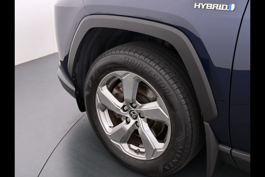 Toyota RAV4 2.5I Hybrid Leder+Verwarming+Memory Adap.Cruise Navi Camera Ecc Apple Carplay Android Auto Miracast™ Elek.Achterklep Active Stuur+Voorruit+Achterbankverwarming Keyless Lane Assist Privacy Glas Lmv Elek.Stoel Bluetooth Led