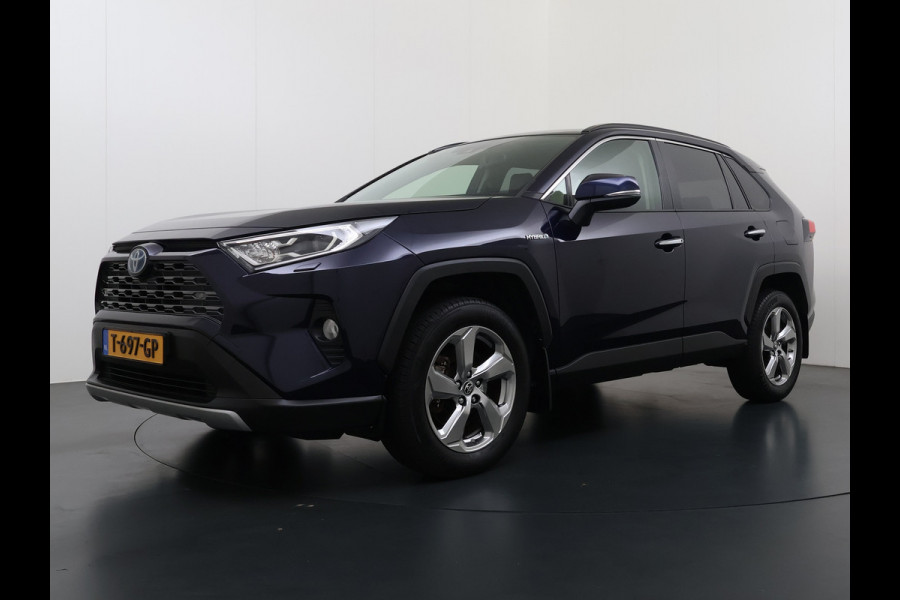 Toyota RAV4 2.5I Hybrid Leder+Verwarming+Memory Adap.Cruise Navi Camera Ecc Apple Carplay Android Auto Miracast™ Elek.Achterklep Active Stuur+Voorruit+Achterbankverwarming Keyless Lane Assist Privacy Glas Lmv Elek.Stoel Bluetooth Led