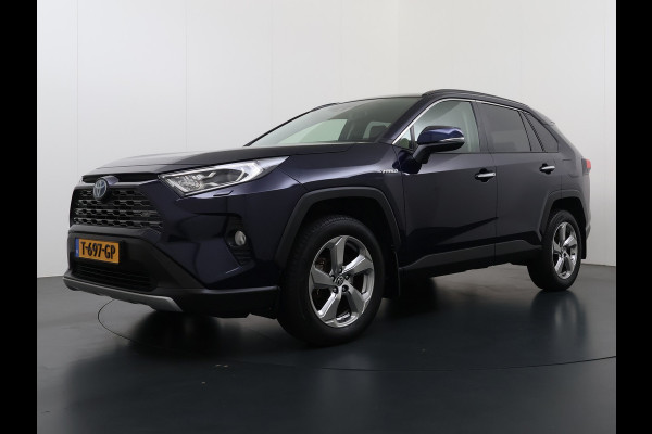 Toyota RAV4 2.5I Hybrid Leder+Verwarming+Memory Adap.Cruise Navi Camera Ecc Apple Carplay Android Auto Miracast™ Elek.Achterklep Active Stuur+Voorruit+Achterbankverwarming Keyless Lane Assist Privacy Glas Lmv Elek.Stoel Bluetooth Led
