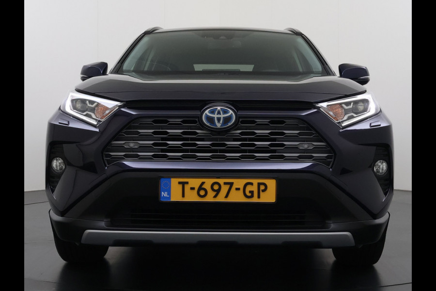 Toyota RAV4 2.5I Hybrid Leder+Verwarming+Memory Adap.Cruise Navi Camera Ecc Apple Carplay Android Auto Miracast™ Elek.Achterklep Active Stuur+Voorruit+Achterbankverwarming Keyless Lane Assist Privacy Glas Lmv Elek.Stoel Bluetooth Led