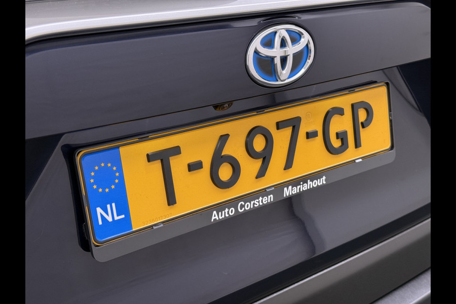 Toyota RAV4 2.5I Hybrid Leder+Verwarming+Memory Adap.Cruise Navi Camera Ecc Apple Carplay Android Auto Miracast™ Elek.Achterklep Active Stuur+Voorruit+Achterbankverwarming Keyless Lane Assist Privacy Glas Lmv Elek.Stoel Bluetooth Led