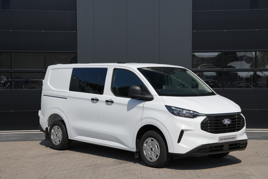 Ford Transit Custom 320 2.0 TDCI L1H1 Trend DC 136pk - INCLUSIEF BPM - 2x Schuif - Stoel/stuurverwarming - Cruise - Navi - Camera - Rijklaar