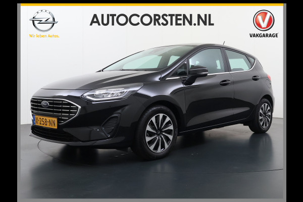 Ford Fiesta 1.0T 124PK Hybrid 5Drs Stuur+Stoel+Voorruitverwarming Navi* Ecc Apple Carplay/Android Auto Cruise Control Pdc Titanium Lmv DAB Bluetooth TCS Lane Assist Keyless € 28.000 nieuw ! Origineel Nederlandse Auto