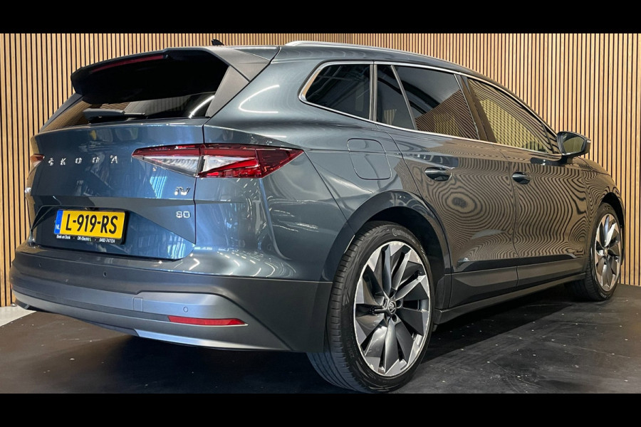 Škoda ENYAQ iV 80|87% SOH|GROTE ACCU|ELEK.TREKHAAK||STUUR+STOELVERW.V+A|CARPLAY/ANDROID|CAMERA|NAVI|NAP|NL-AUTO|INCL. BTW|1e EIG.|