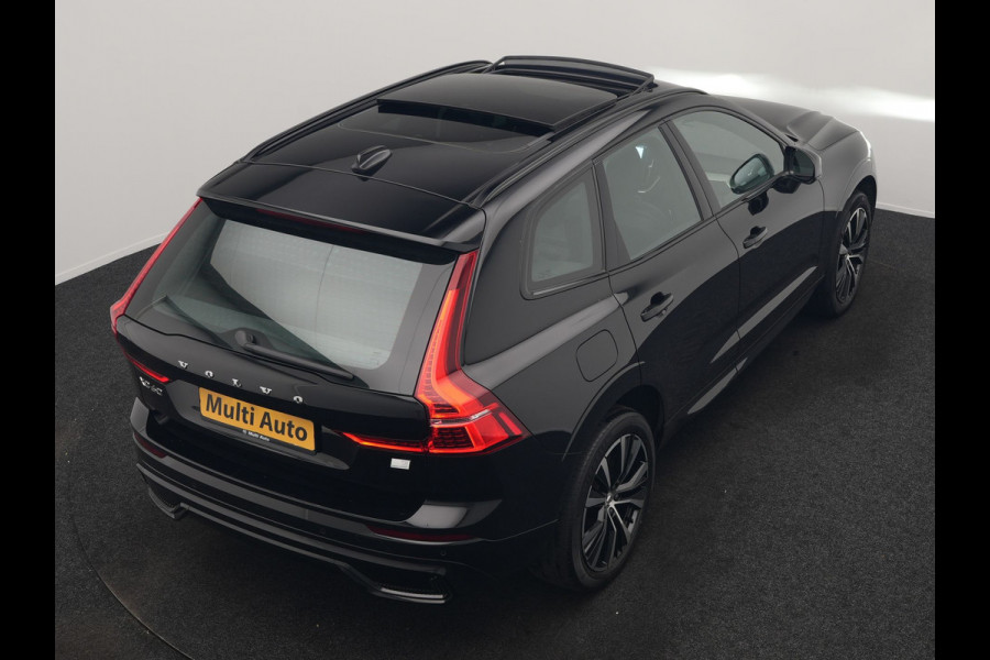 Volvo XC60 T8 AWD Plus Dark LONG RANGE PHEV 455pk Dealer O.H. | Trekhaak Af Fabriek | Panodak | Lederen Sportstoelen Memory & Verwarmd | Stuur Verwarmd | Keyless | Apple Carplay | Google Assistent | DAB | 20"L.M | Cruise Control | Plug In Hybrid |