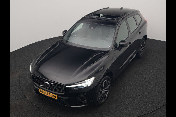 Volvo XC60 T8 AWD Plus Dark LONG RANGE PHEV 455pk Dealer O.H. | Trekhaak Af Fabriek | Panodak | Lederen Sportstoelen Memory & Verwarmd | Stuur Verwarmd | Keyless | Apple Carplay | Google Assistent | DAB | 20"L.M | Cruise Control | Plug In Hybrid |