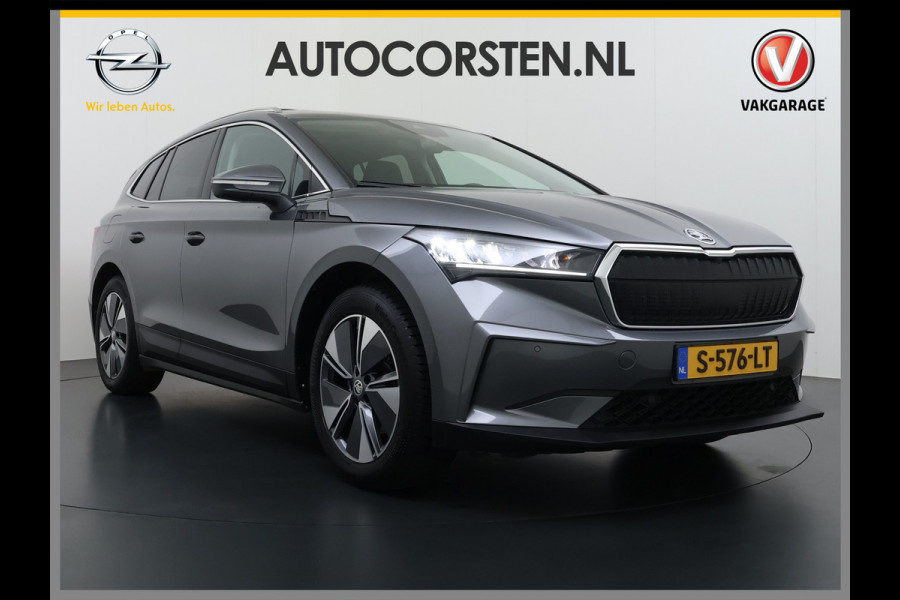 Škoda ENYAQ iV 60 PanoDak Trekhaak Navi Camera Apple Carplay Android Auto Elek.Achterklep Ecc Cruise Control SOH 89,6% Stuurverwarming Bluetooth Led Keyless advanced 1.000KG Trekgewicht 1e Eigenaar Origineel Nederlandse Auto