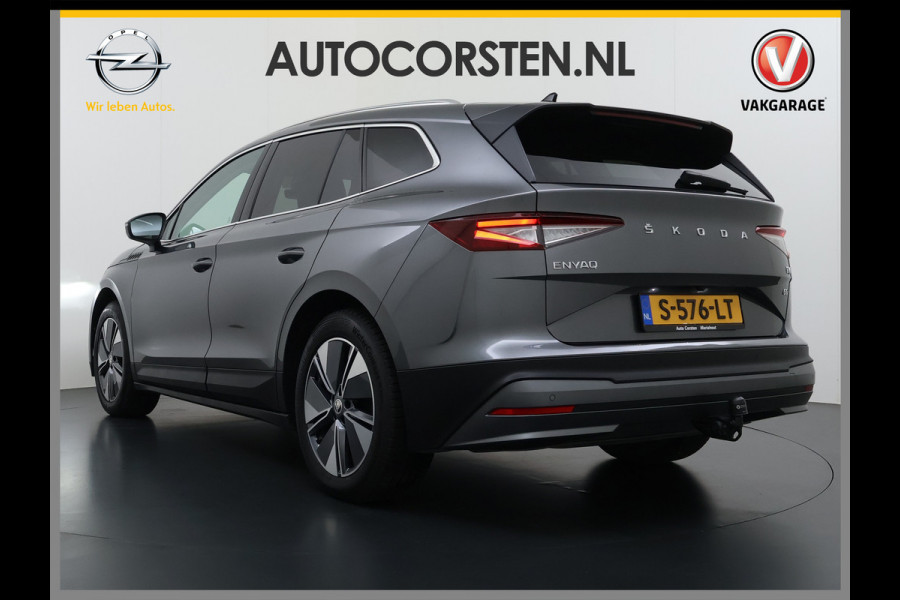 Škoda ENYAQ iV 60 PanoDak Trekhaak Navi Camera Apple Carplay Android Auto Elek.Achterklep Ecc Cruise Control SOH 89,6% Stuurverwarming Bluetooth Led Keyless advanced 1.000KG Trekgewicht 1e Eigenaar Origineel Nederlandse Auto