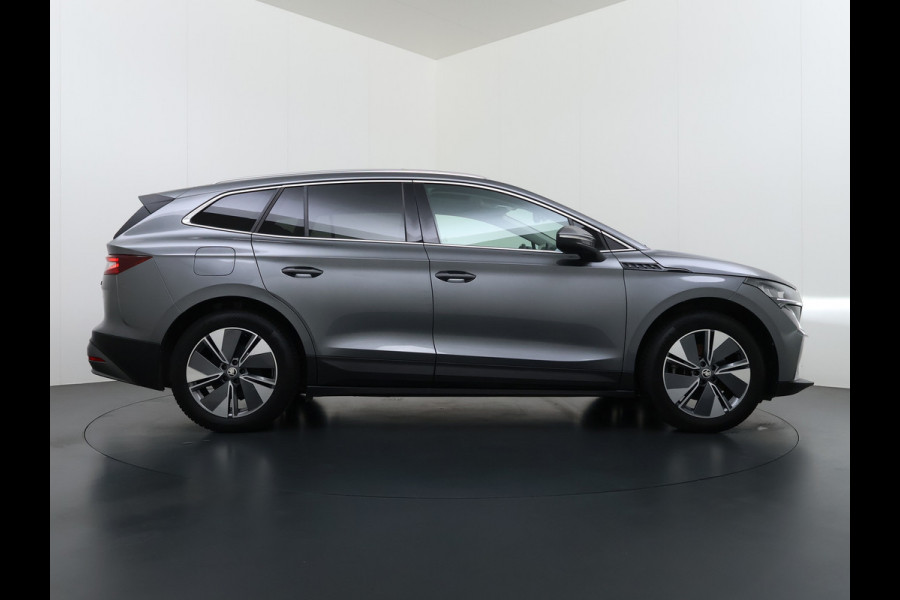 Škoda ENYAQ iV 60 PanoDak Trekhaak Navi Camera Apple Carplay Android Auto Elek.Achterklep Ecc Cruise Control SOH 89,6% Stuurverwarming Bluetooth Led Keyless advanced 1.000KG Trekgewicht 1e Eigenaar Origineel Nederlandse Auto