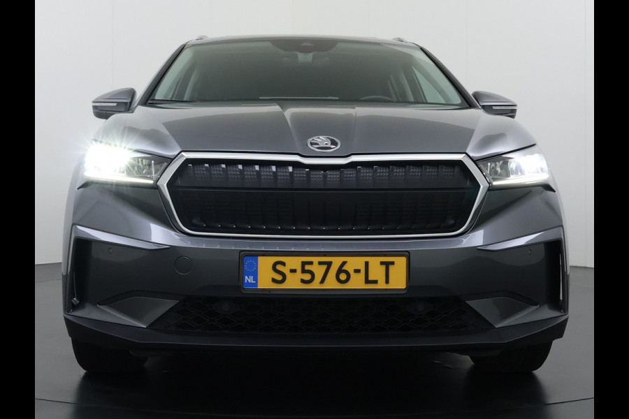 Škoda ENYAQ iV 60 PanoDak Trekhaak Navi Camera Apple Carplay Android Auto Elek.Achterklep Ecc Cruise Control SOH 89,6% Stuurverwarming Bluetooth Led Keyless advanced 1.000KG Trekgewicht 1e Eigenaar Origineel Nederlandse Auto