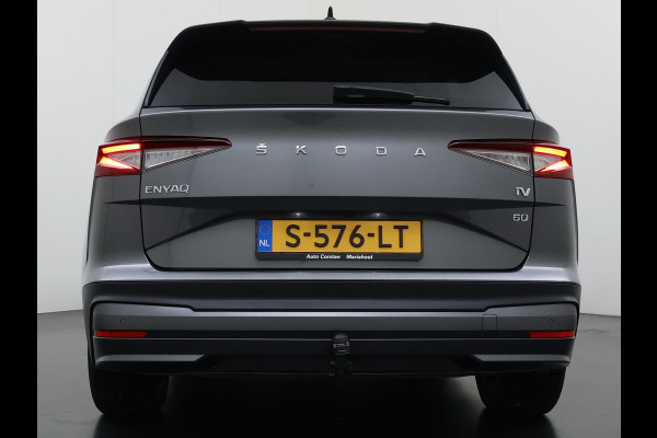 Škoda ENYAQ iV 60 PanoDak Trekhaak Navi Camera Apple Carplay Android Auto Elek.Achterklep Ecc Cruise Control SOH 89,6% Stuurverwarming Bluetooth Led Keyless advanced 1.000KG Trekgewicht 1e Eigenaar Origineel Nederlandse Auto
