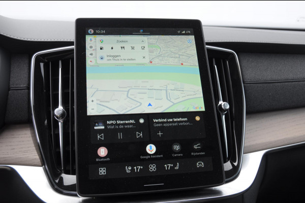 Volvo XC90 T8 455PK Automaat Plug-in hybrid AWD Ultra Bright Luchtvering / Trekhaak / Panoramadak / Google services / Elektrisch bedienbare voorstoelen met geheugen / Stoelverwarming voor en achter