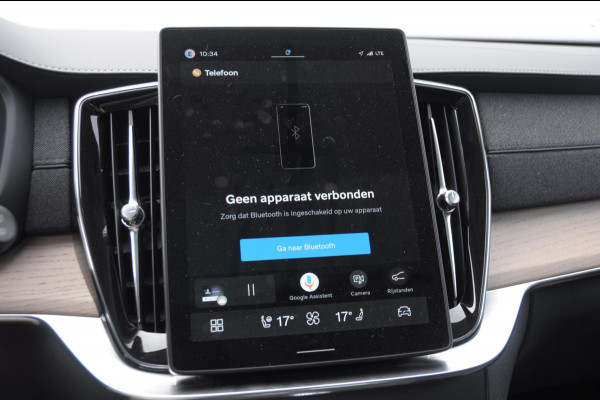 Volvo XC90 T8 455PK Automaat Plug-in hybrid AWD Ultra Bright Luchtvering / Trekhaak / Panoramadak / Google services / Elektrisch bedienbare voorstoelen met geheugen / Stoelverwarming voor en achter