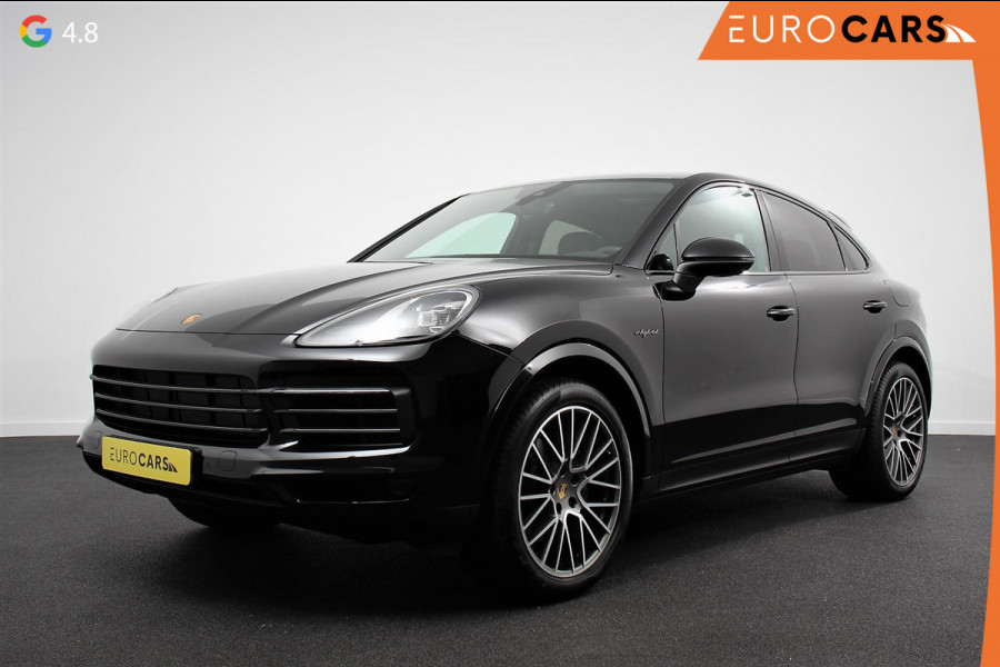 Porsche Cayenne Coupé 3.0 E-Hybrid 462pk Platinum Edition Luchtvering Leder Panoramadak Camera Navigatie Elektrisch bedienbare achterklep Apple Carplay/ Android Auto Sfeerverlichting Cruise control
