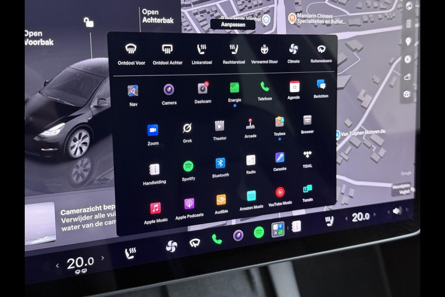 Tesla Model Y RWD 58 kWh AFNEEMBARE TREKHAAK | FABRIEKSGARANTIE OP ACCU & AANDRIJFLIJN TOT 03-2031 OF 160.000 KM | CARBON LIJSTEN |