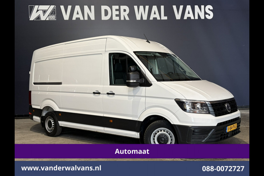 Volkswagen Crafter 2.0 TDI 141pk Automaat L3H3 L2H2 Euro6 Airco | Camera | Navigatie | Apple Carplay Android Auto, Chauffeursstoel, Parkeersensoren, Leder, Bijrijdersbank, 3000kg trekvermogen