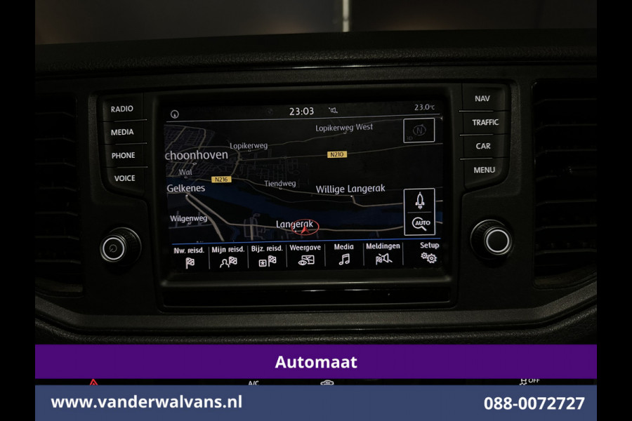 Volkswagen Crafter 2.0 TDI 141pk Automaat L3H3 L2H2 Euro6 Airco | Camera | Navigatie | Apple Carplay Android Auto, Chauffeursstoel, Parkeersensoren, Leder, Bijrijdersbank, 3000kg trekvermogen