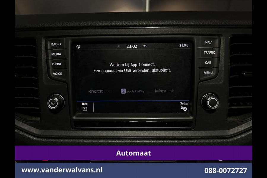 Volkswagen Crafter 2.0 TDI 141pk Automaat L3H3 L2H2 Euro6 Airco | Camera | Navigatie | Apple Carplay Android Auto, Chauffeursstoel, Parkeersensoren, Leder, Bijrijdersbank, 3000kg trekvermogen