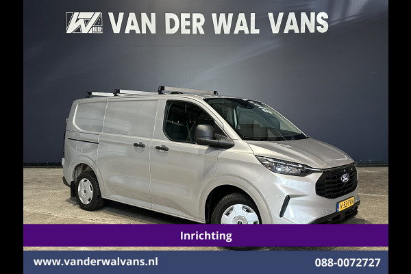 Ford Transit Custom 2.0 TDCI 150pk L1H1 Inrichting Euro6 Airco | Camera | LED | Apple Carplay | Cruisecontrol Android Auto, 2590kg Trekhaak, Verwarmde voorruit, Stoelverwarming, Parkeersensoren, Dakdragers, Bijrijdersbank
