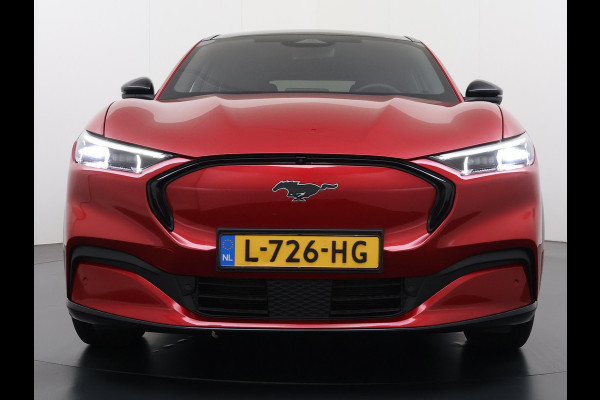 Ford Mustang Mach-E AWD 75kWh Trekhaak Techn.Plus Panoramadak 360°Camera Adap.Cruise B&O®-Hifi Leder+Memory Stoel+Stuurverwarming Elek.Stoele Keyless Android Auto Apple Carplay Elek.Achterklep Lmv 19" DAB Bluetooth Led 1e Eigenaar Origineel Nederlandse Auto Dealeronderhouden