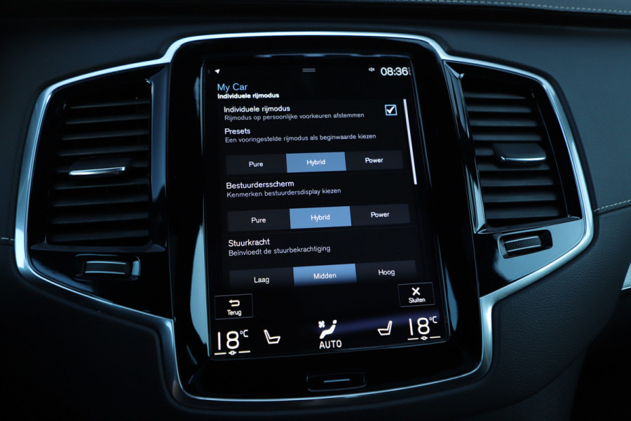 Volvo XC90 2.0 T8 Recharge AWD R-Design | 455 PK | Luchtvering | 7-Persoons | Pano | Keyless-go | Memory | Harman/Kardon | Stuurwielverw. |