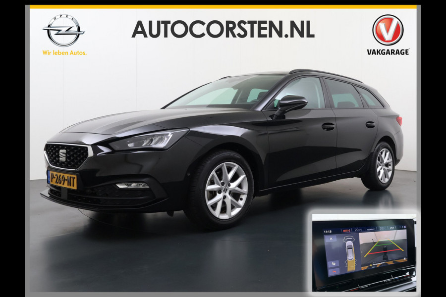 Seat Leon Sportstourer 1.5TSI 131PK Adap.Cruise Trekhaak 3-Zone Ecc Camera Navi Apple Carplay Android Auto Pdc Style Business Intense Lmv Led Bluetooth Keyless Isofix 1.400KG Trekgewicht Rijstrooksensor 1e Eigenaar Dealeronderhouden Origineel Nederlandse Auto