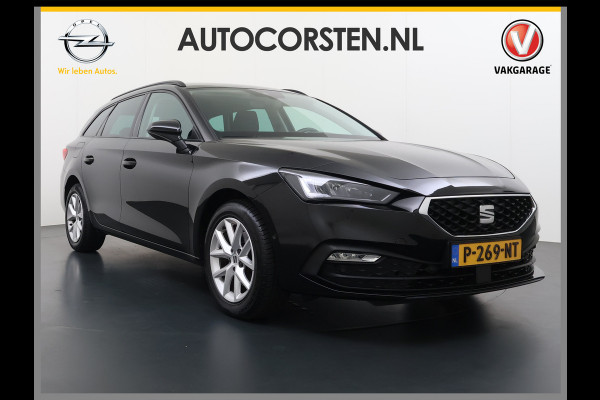 Seat Leon Sportstourer 1.5TSI 131PK Adap.Cruise Trekhaak 3-Zone Ecc Camera Navi Apple Carplay Android Auto Pdc Style Business Intense Lmv Led Bluetooth Keyless Isofix 1.400KG Trekgewicht Rijstrooksensor 1e Eigenaar Dealeronderhouden Origineel Nederlandse Auto