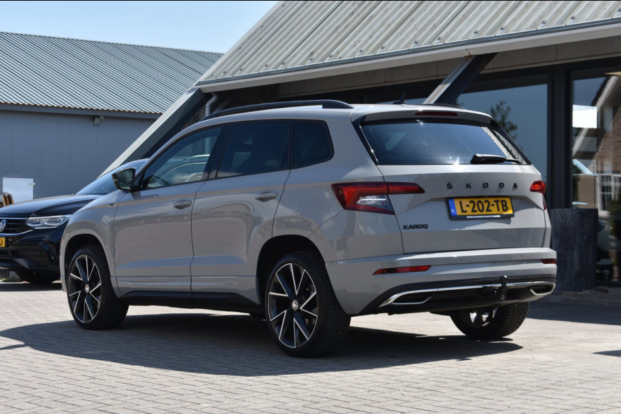 Škoda Karoq 1.5 TSI ACT Sportline | TREKHAAK | STEEL GREY | ADAPTIEVE CRUISE CONTROLE | CAMERA | NAP | STOELVERWARMING | CANTON