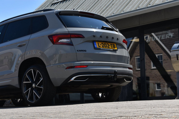 Škoda Karoq 1.5 TSI ACT Sportline | TREKHAAK | STEEL GREY | ADAPTIEVE CRUISE CONTROLE | CAMERA | NAP | STOELVERWARMING | CANTON