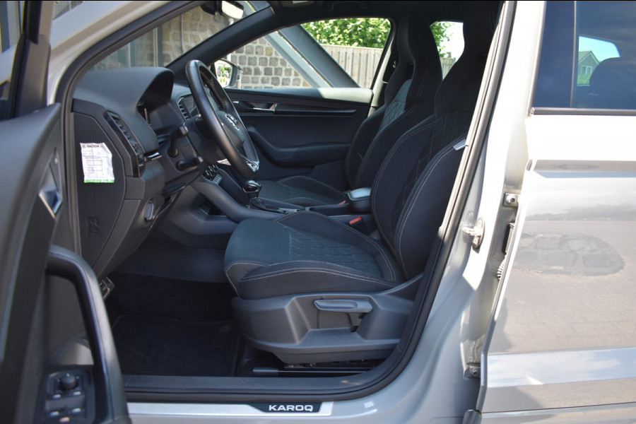 Škoda Karoq 1.5 TSI ACT Sportline | TREKHAAK | STEEL GREY | ADAPTIEVE CRUISE CONTROLE | CAMERA | NAP | STOELVERWARMING | CANTON
