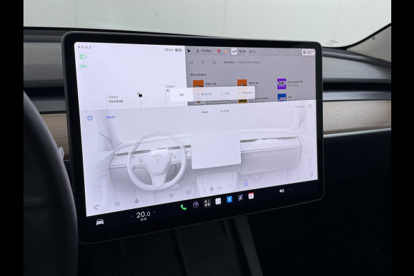 Tesla Model 3 Standard RWD Plus SOH 91% Warmtepomp Trekhaak LFP Accu Panoramadak Navi Camera's Leder Memory Stuur+Stoelverwarming Traffic-Aware Cruise Control AMD Ryzen™ Elek.Achterklep Led 1.000KG Trekgewicht Origineel Nederlandse Auto