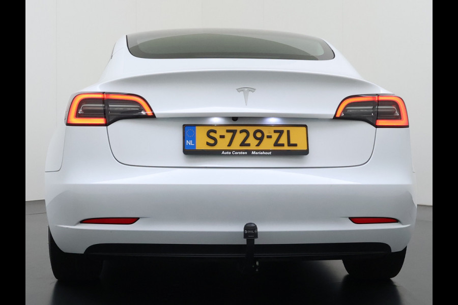 Tesla Model 3 Standard RWD Plus SOH 91% Warmtepomp Trekhaak LFP Accu Panoramadak Navi Camera's Leder Memory Stuur+Stoelverwarming Traffic-Aware Cruise Control AMD Ryzen™ Elek.Achterklep Led 1.000KG Trekgewicht Origineel Nederlandse Auto