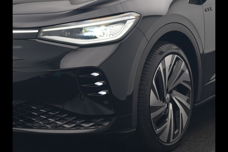 Volkswagen ID.4 GTX 4Motion 77 kWh 300pk Dealer O.H. | Trekhaak Af Fabriek | Panodak | Adaptive Cruise | IQ Light | Sportstoelen Verwarmd | Sfeerverlichting | Apple Carplay | Navigatie | DAB | 21".M | Virtual Cockpit |