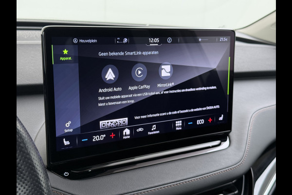 Škoda ENYAQ iV 60 Panoramadak Leder Stuur+Stoel+Achterbankverwarming 3-Zone Ecc Navi Apple Carplay Android Auto Draadloze Telefoonlader SOH 90.6% Elek.Achterklep Privacy Glas Lmv 20" Led Pdc Isofix DAB Lane Assist Dealeronderhouden Origineel Nederlandse Auto Zeer Compleet