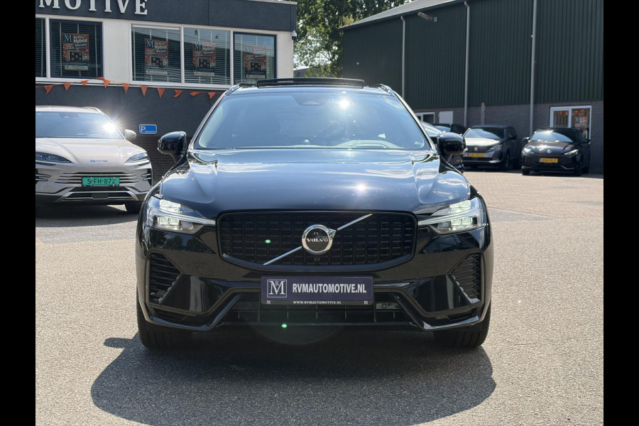 Volvo XC60 2.0 T8 Plug-in hybrid AWD Ultra Dark 12 MND. BOVAG GARANTIE | PANORAMA DAK | ACHTERUITRIJ CAMERA | BOWERS & WILKINS | MEM. SEATS | STOEL+STUUR VERWARMING |
