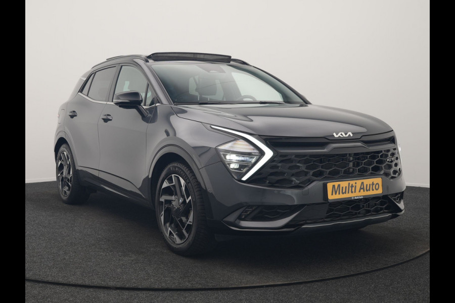 Kia Sportage 1.6 T-GDi AWD GT-PlusLine PHEV 265pk Dealer O.H. | Panodak | Adaptive Cruise | 360 Camera | Harman / Kardon | Lederen Sportstoelen Ventilatie & Memory | Keyless | Blis | Stoelen & Stuur Verwarmd | Sfeerverlichting | Apple Carplay | 19"L.M | Plug In Hybrid |