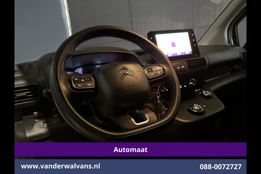 Citroën Berlingo 1.2 PureTech 130pk Automaat Benzine L1H1 Inrichting Euro6 Airco | 3-Zits | Navigatie | Camera | Apple Carplay Cruisecontrol, Android Auto, Parkeersensoren