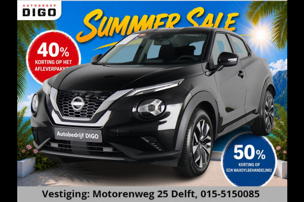 Nissan Juke DIG-T ACENTA CARPLAY NAVI GARANTIE TOT 04-2034! BIJNA NIEUW!. CAMERA .